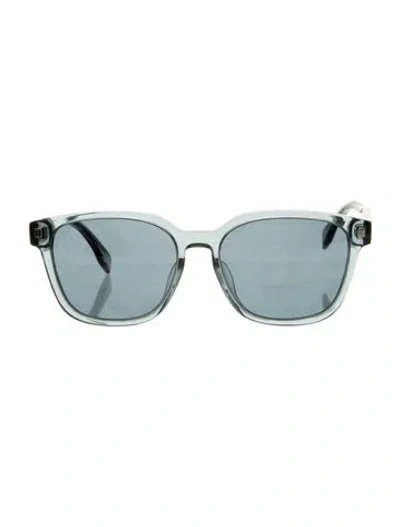 Pre-owned Fendi Wayfarer Mirrored Sunglasses In Blue