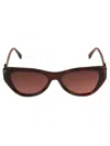 Fendi Full Frame Sunglasses In 54f - Havana