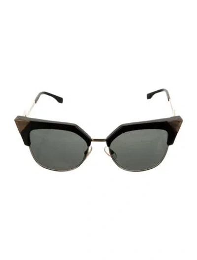 Pre-owned Fendi Wayfarer Tinted Sunglasses In Multi