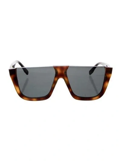 Pre-owned Fendi Wayfarer Tinted Sunglasses W/ Tags In Brown