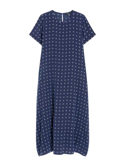 Fendi Weekend Max Mara Revere Dress Navy In Blue