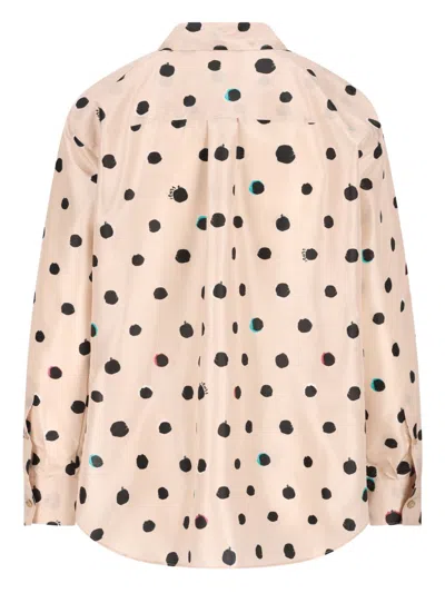 Fendi Women Silk Shirt In Neutral