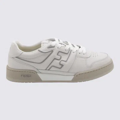 Fendi Match Sneakers In White