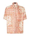Fendi F.r.s For Restless Sleepers Printed Silk Shirt In Multi