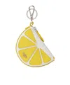 Fendi White And Yellow Leather Charm