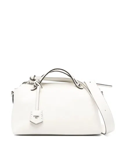 FENDI WHITE BY THE WAY DUFFLE BAG