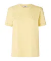Fendi White Cotton And Linen T-shirt