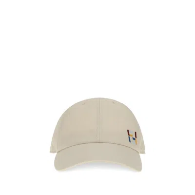 Fendi White Cotton Cap (baseball Hat) In Neutral