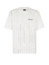 Fendi Embroidered-logo Cotton T-shirt