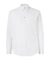 Fendi Regular Fit Cotton Shirt With Long Sleeves In White