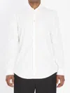 Fendi Regular Fit Cotton Shirt With Long Sleeves In White