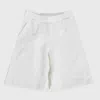 Fendi White Cotton Shorts In Gesso