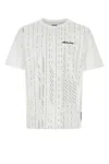 Fendi Embroidered-logo Cotton T-shirt In White