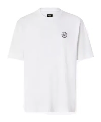 Fendi White Cotton T-shirt