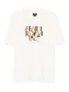 Fendi Roma 1925 Print Cotton T-shirt Clothing In White