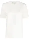 Fendi Round-neck T-shirt In White