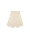 Fendi White Ff Cashmere Scarf In Neutral