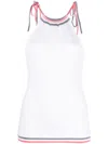 Fendi Ivory Viscose Blend Top In White
