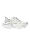 Fendi Light Mesh Sneakers Chunky Sole Pull Tab In White