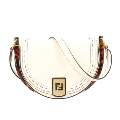 Pre-owned Fendi White Leather Shoulder Bag ()