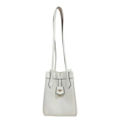 Pre-owned Fendi White Leather Shoulder Bag ()