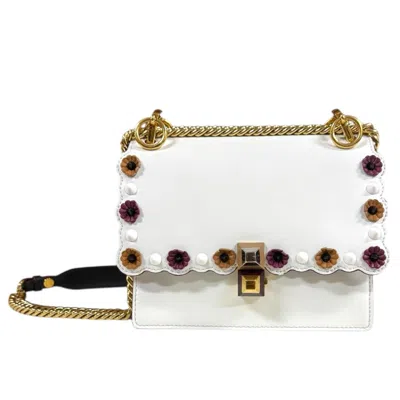 Pre-owned Fendi White Leather Shoulder Bag ()