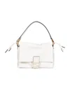 Fendi White Medium Baguette Mamma Shoulder Bag
