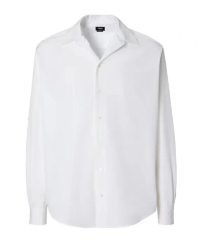 FENDI FENDI SPREAD COLLAR SHIRT