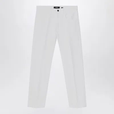 Fendi Stitched Straight-leg Jeans In Animal Print