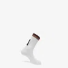 Fendi White Stretch Cotton Blend Socks