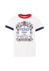 Fendi Graphic-print T-shirt In White