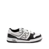 Fendi Leather Panelled Lace-up Sneakers In White