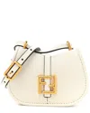 Fendi White Vitello Brenta Leather Cher Mini  C'mon (authentic Pre-loved)