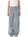 FENDI FENDI WIDE LEG DENIM PANTS