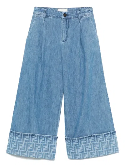 FENDI WIDE-LEG JEANS