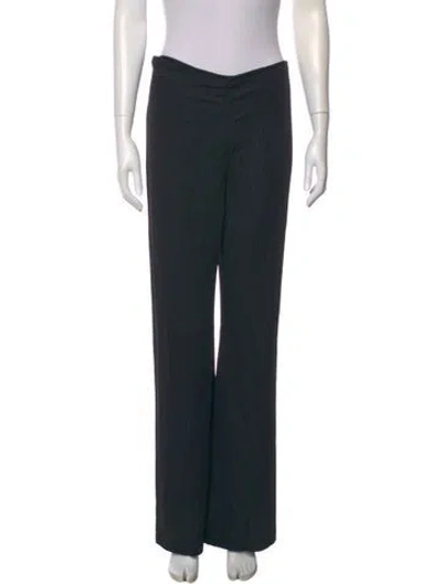 Pre-owned Fendi Wide Leg Pants In Black
