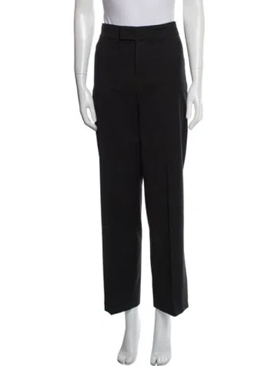 Pre-owned Fendi Wide Leg Pants In Black