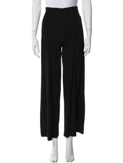 Pre-owned Fendi Wide Leg Pants In Black