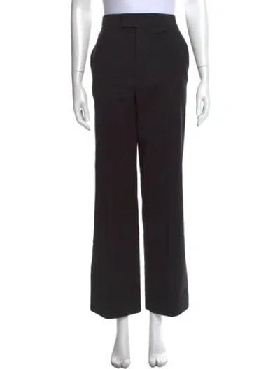 Pre-owned Fendi Wide Leg Pants In Black