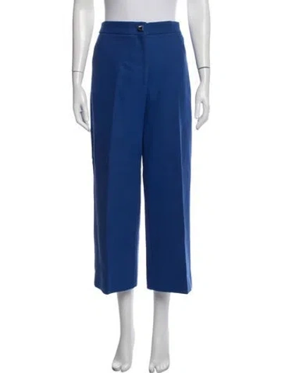 Pre-owned Fendi Wide Leg Pants In Blue