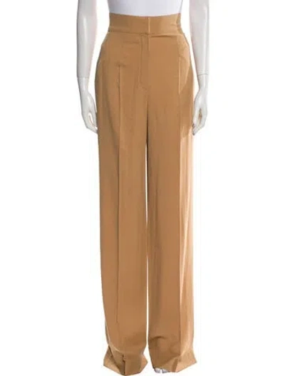 Pre-owned Fendi Wide Leg Pants In Brown