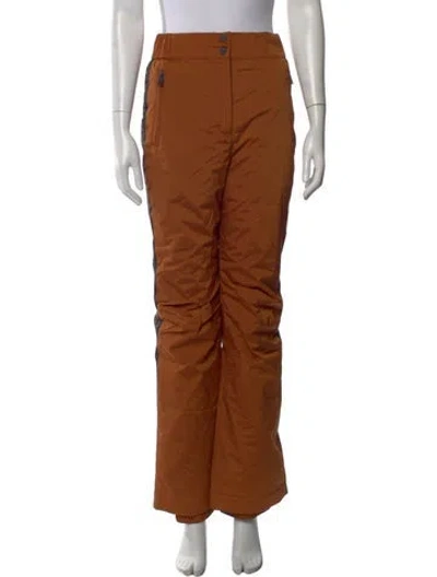 Pre-owned Fendi Wide Leg Pants In Brown