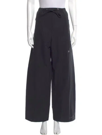 Pre-owned Fendi Wide Leg Pants In Gray