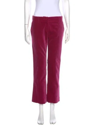 Pre-owned Fendi Wide Leg Pants In Pink