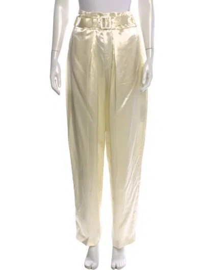 Pre-owned Fendi Wide Leg Pants W/ Tags In Neutral