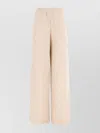 Fendi Wide-leg Patterned Cotton Blend Trousers