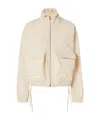 Fendi Windbreaker In Beige Technical Cotton