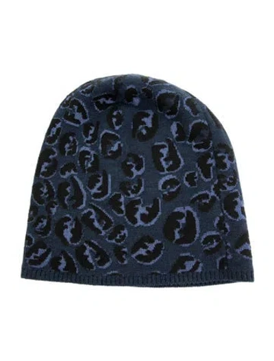 Pre-owned Fendi Winter Beanie In Blue