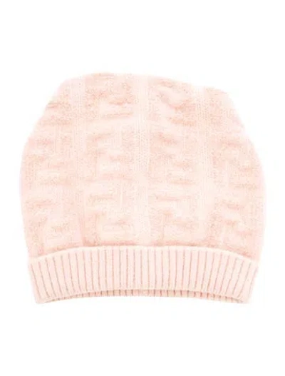 Pre-owned Fendi Winter Beanie In Pink