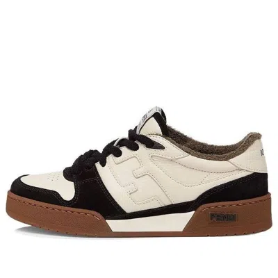 Fendi (wmns)  Match Low Top Suede 'black Beige'